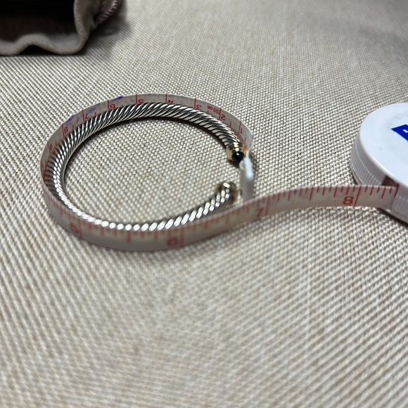 David Yurman Cable Classics Petite Color Bracelet with Black Onyx & 14K Gold - Picture 8 of 13